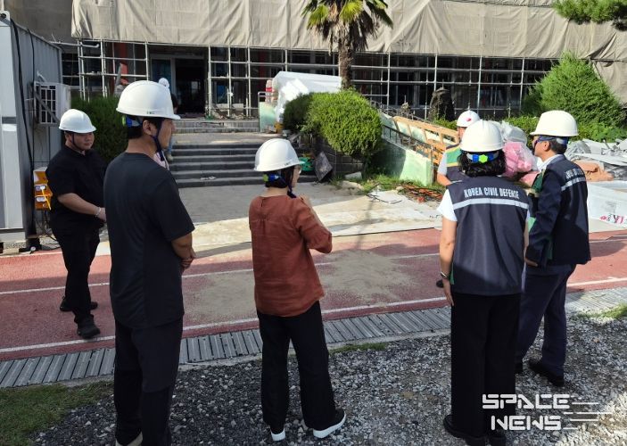 교육현장 안전 점검하는 김지혜 교육장