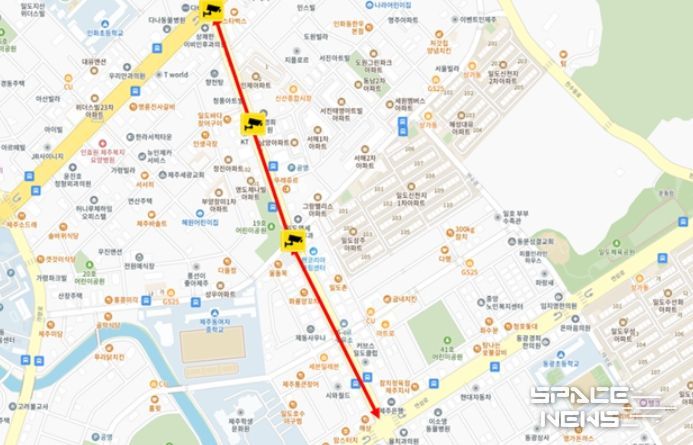 구제주 교통혼잡지역