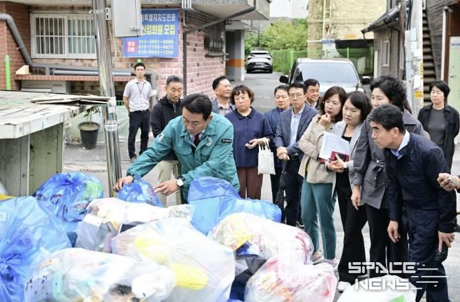 포천시, 생활폐기물 미수거 문제 해결 위해 현장 점검 및 대책 마련