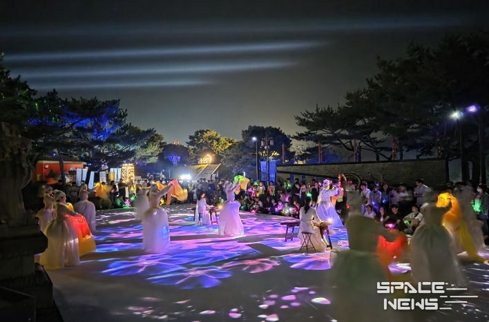 국가유산 미디어아트 고령 지산동 고분군 성료