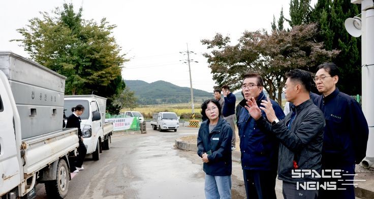 벼 수확기 농가 현장 방문