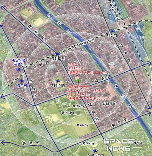 상생주차장 위치도