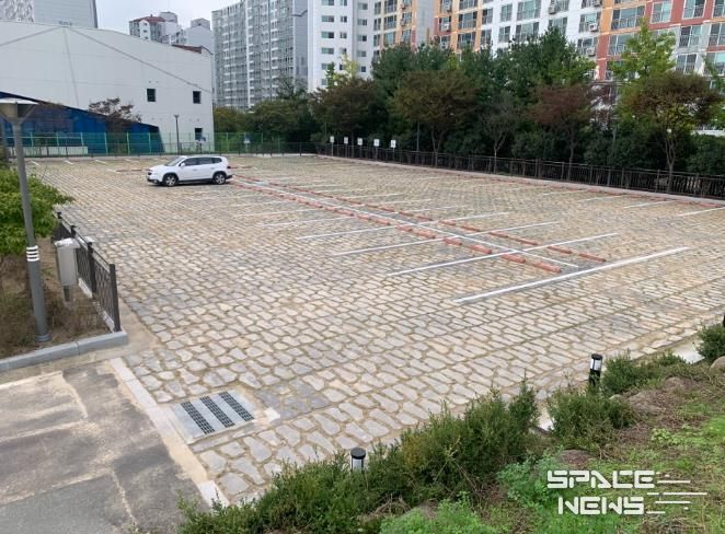 울주군국민체육센터 후면 주차장 조성 및 시범운영 실시
