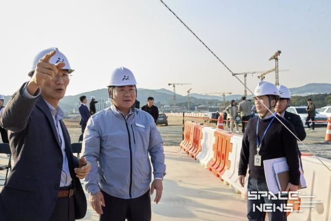 오세현 아산시장 센트럴시티 현장방문