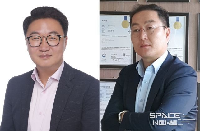 경상국립대학교 조계만 교수와 ㈜자연애바이오랩 농업회사법인 강민철 대표이사(왼쪽부터)