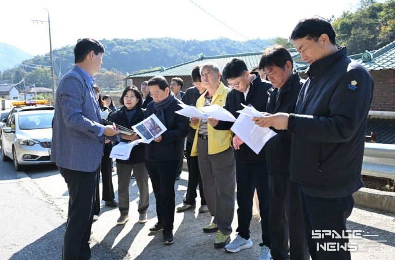 군위군의회, 관내 주요사업 현장방문(소나무재선충방재사업)