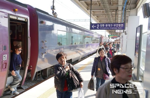 기차 관광객 대상 전세버스 지원