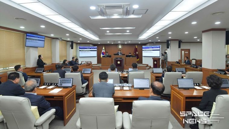 제268회 제2차 정례회 본회의장 전경