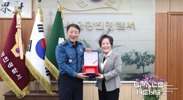 전은혜 의장, 광진경찰서 감사패 수상