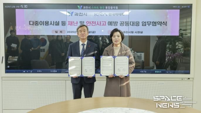 (좌)한국마사회 정기환 회장, (우)신계용 과천시장