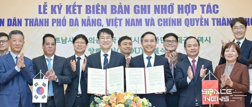 김정기 대구광역시장 권한대행–다낭시 인민위원장 면담