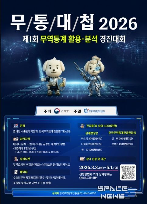 무역통계 활용·분석 경진대회 홍보 포스터