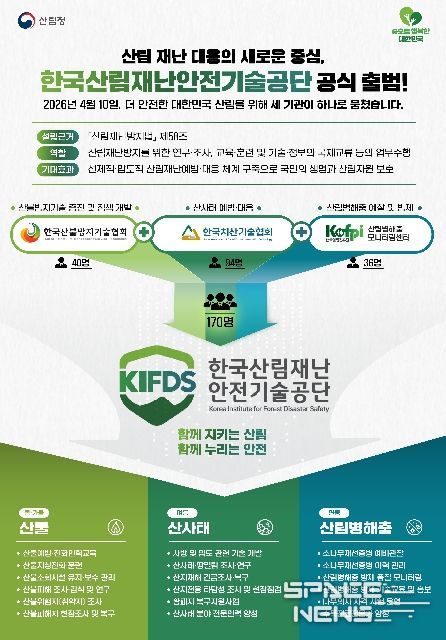 한국산림재난안전기술공단 출범